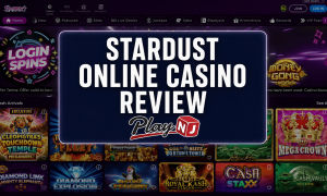 Stardust Casino Review: Online casino homepage with slots, live dealer games, jackpots, and promotions