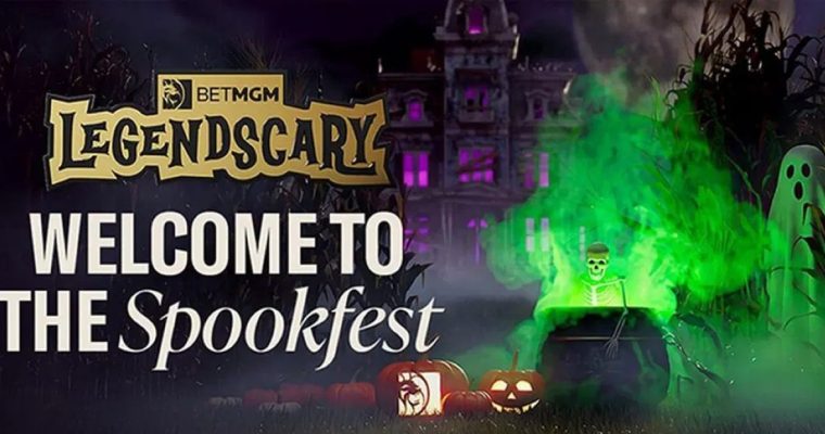 BetMGM players in New Jersey can win prizes in October during the platform's Halloween sweepstakes as part of its LegendSCARY campaign.
