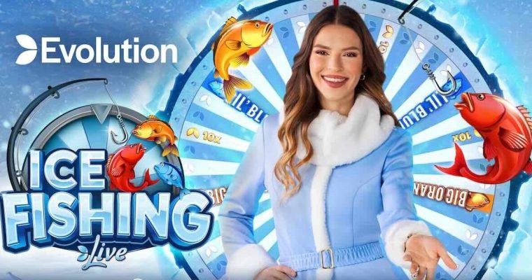 New Jersey online casino players can expect to play Evolution's new Ice Fishing live casino game show before the end of the year.
